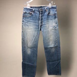 Levi’s 501 Jean Button Fly 36x36 gently worn fade